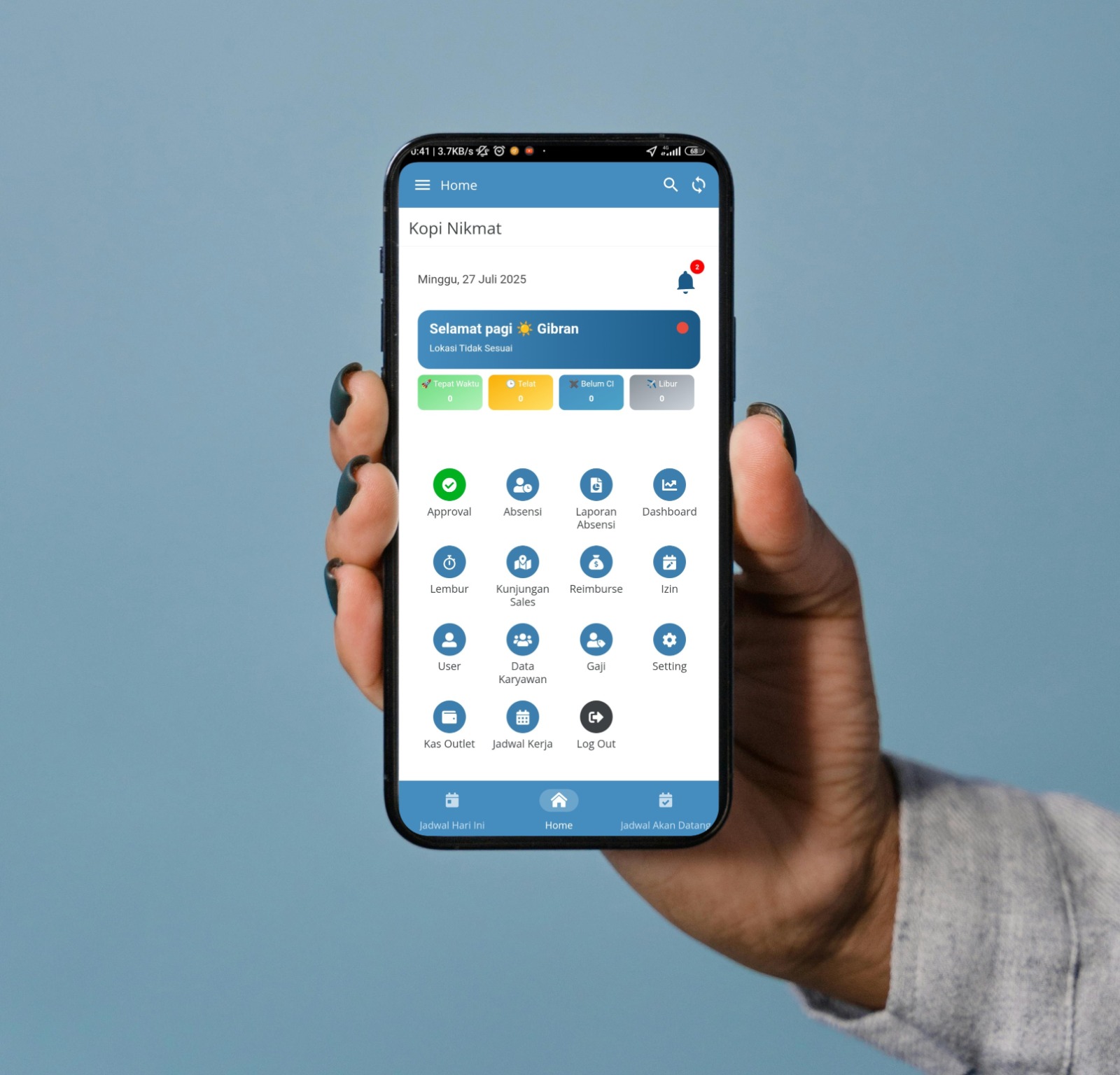 Aplikasi Moofin Absensi